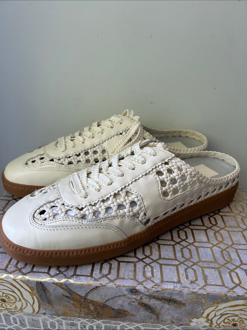 NEW Dolce Vita Notice Woven Stella Mule Sneakers Women's size 11